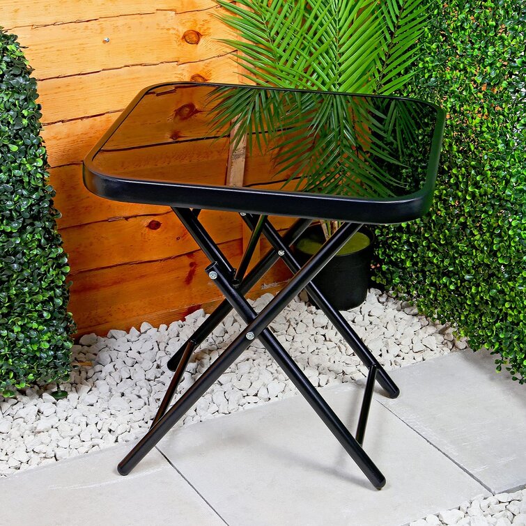 Square folding on sale patio table